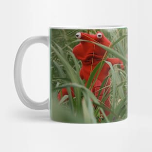 Emmett The Crab in the grass Mug